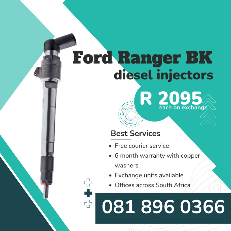 FORD RANGER 3.2 BK DIESEL INJECTORS FOR SALE ON EXCHANGE WITH WARRANTY