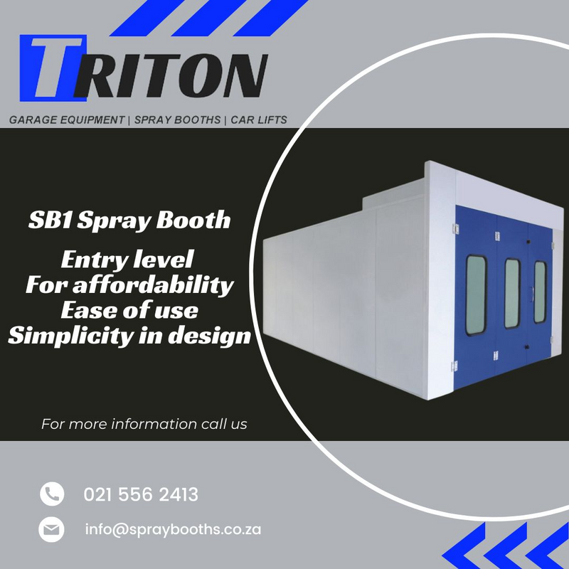 SB1 Spray Booth/Entry level. For affordability Ease of use. Simplicity in design.