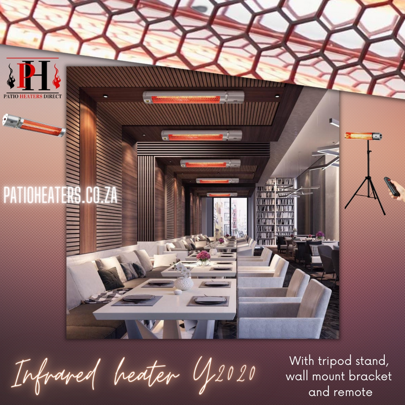 Wall-mounted Infrared heaters IP65 With Tripod Stand.