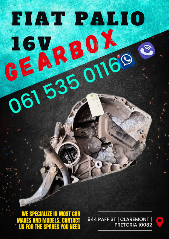 Fiat palio 16v gearbox R4500 Call me or WhatsApp me 061 535 0116