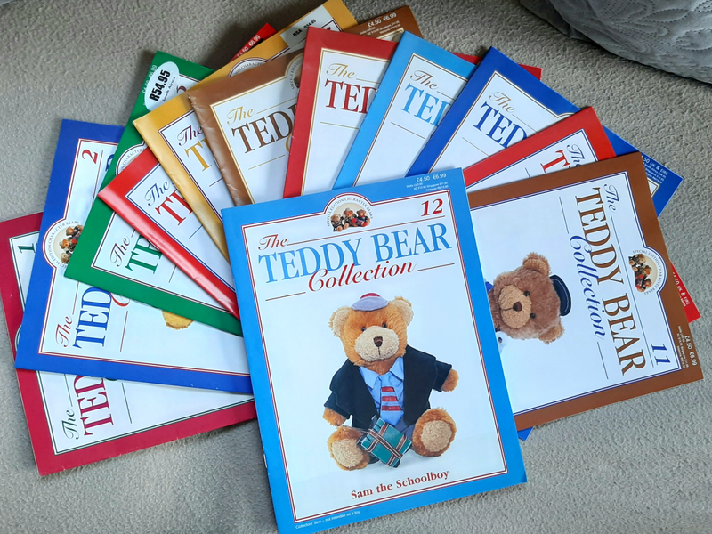 The Teddy bear collection craft magazines vol. 1- 12 As new!