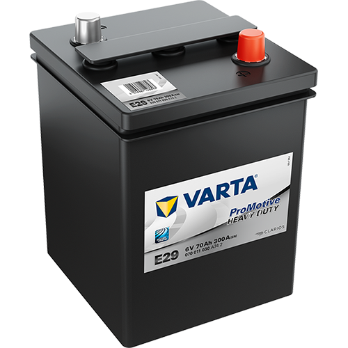 Varta E29 6 volt 70ah Car Battery - Maiden Electronics Battery Fitment