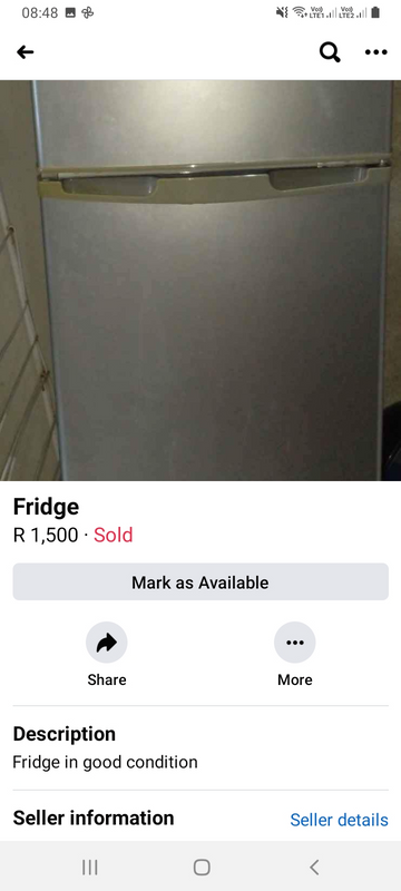 Fridge - Ad posted by Moira McKie