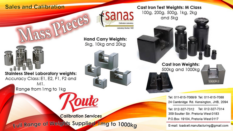 Stainless steel and cast iron weights
