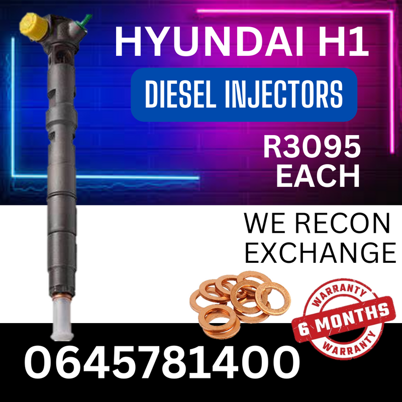 Hyundai H1 diesel injectors for sale