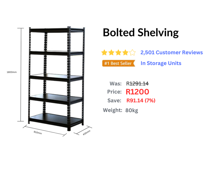 Bolted Shelves, Galvanized