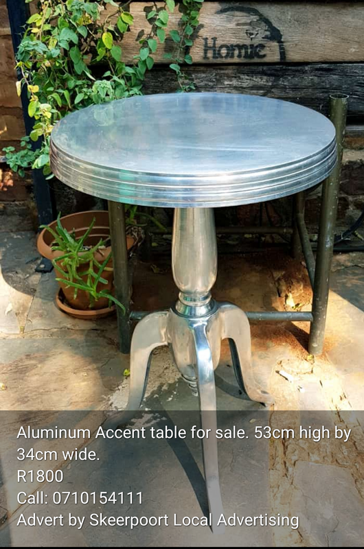 Aluminum Accent table for sale