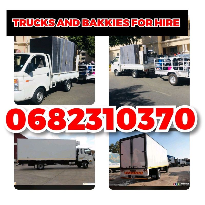 TRUCKS AND BAKKIES FOR HIRE