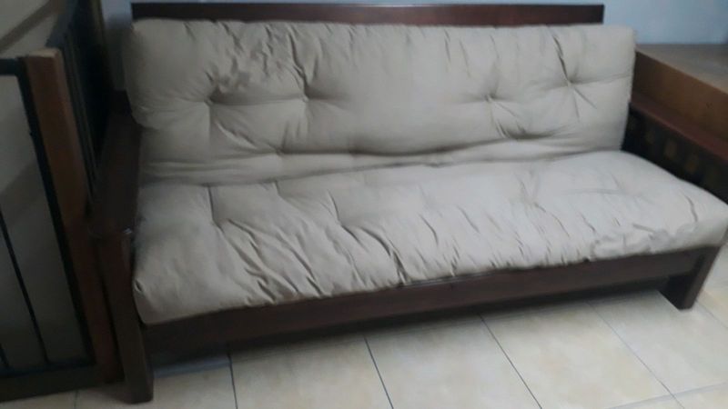 Timber sleeper couch