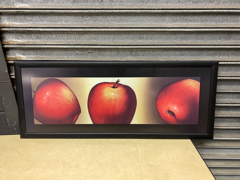 Large Red Apples Print Framed -REDUCED- A39776