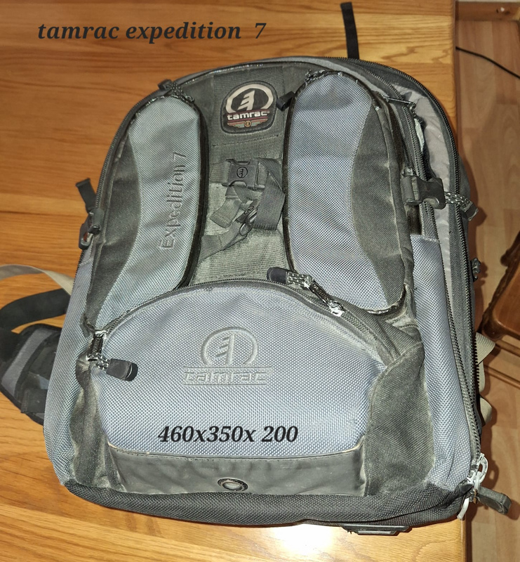 Tamrac Expedition7 camerabag/backpack