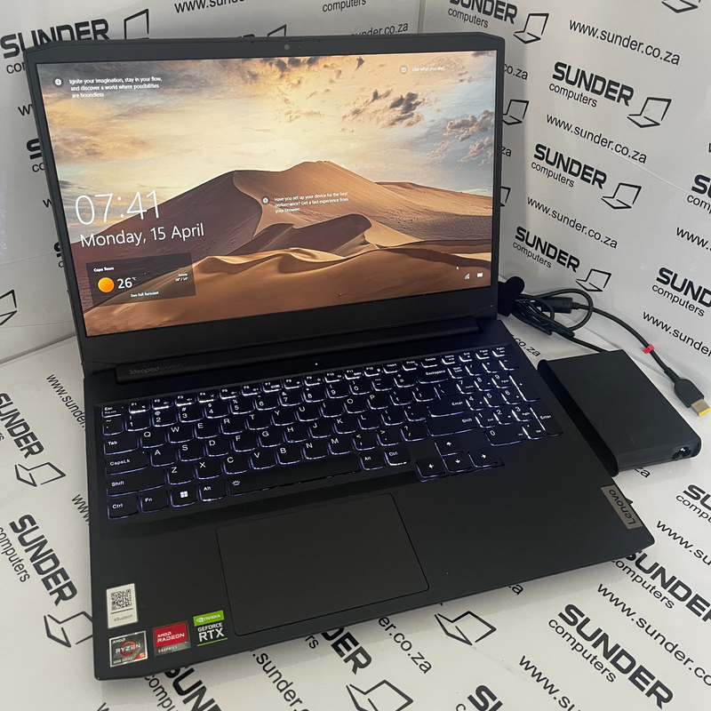 Lenovo IdeaPad Gaming 3 [Ryzen 5 5600H, 16GB, 512GB SSD, RTX 3050, 4GB, 120Hz] - Retails R24k