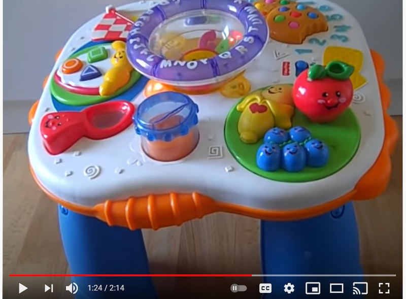 Fisher Price Kids Learning/Educational Table