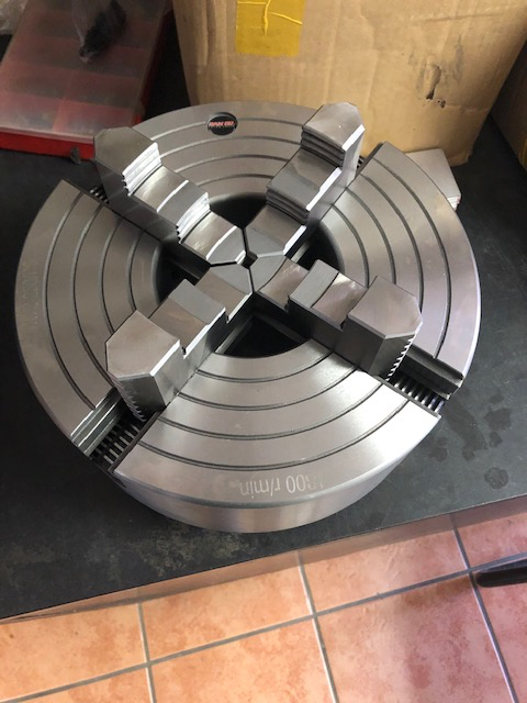 Lathe Chuck, 4 Jaw 250mm, Brand New