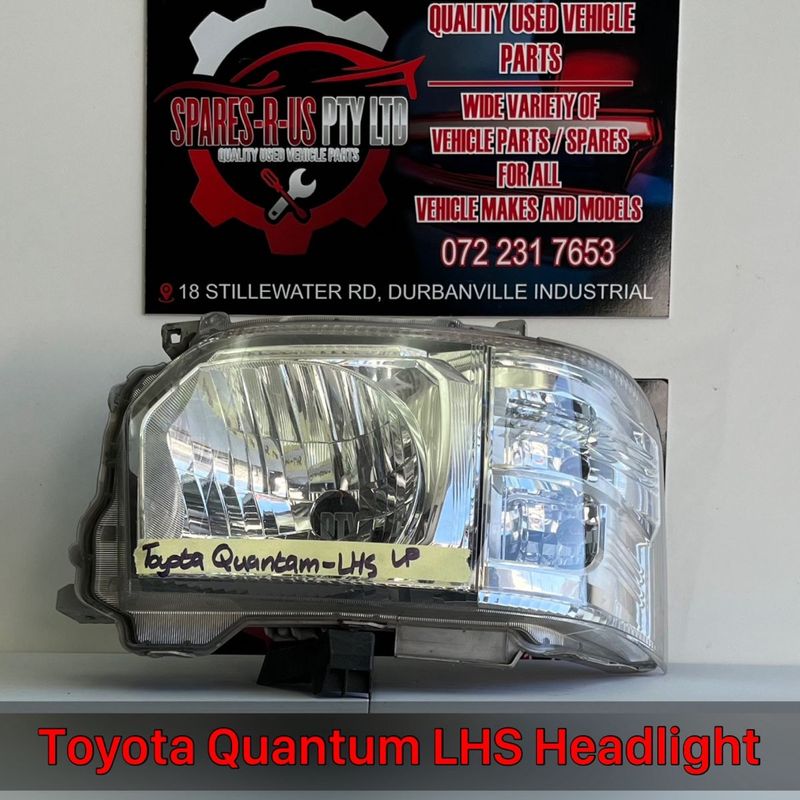Toyota Quantum LHS Headlight for sale