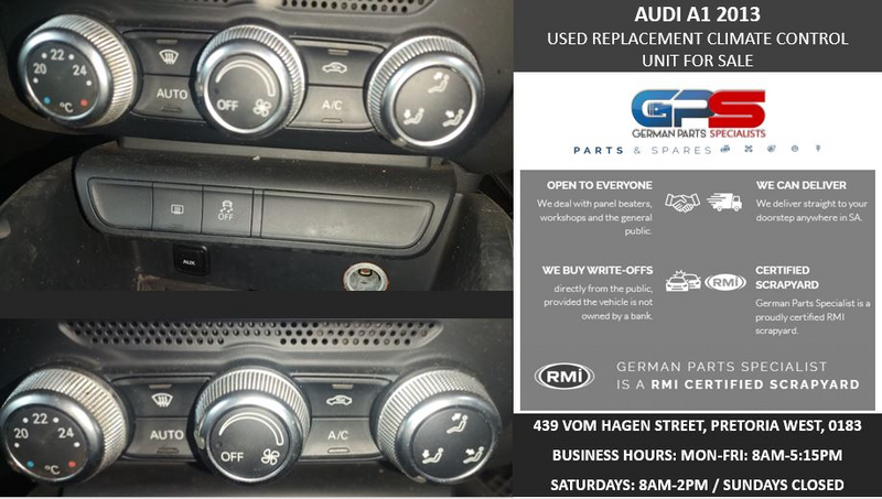 AUDI A1 2013 USED REPLACEMENT CLIMATE CONTROL UNIT FOR SALE