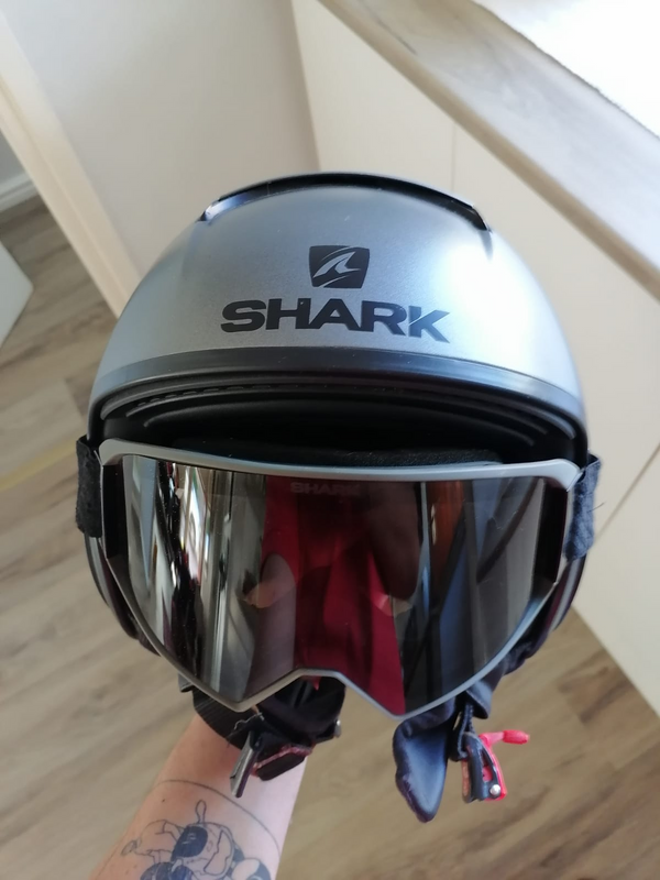Shark Open-face helmet (Size: M) for sale