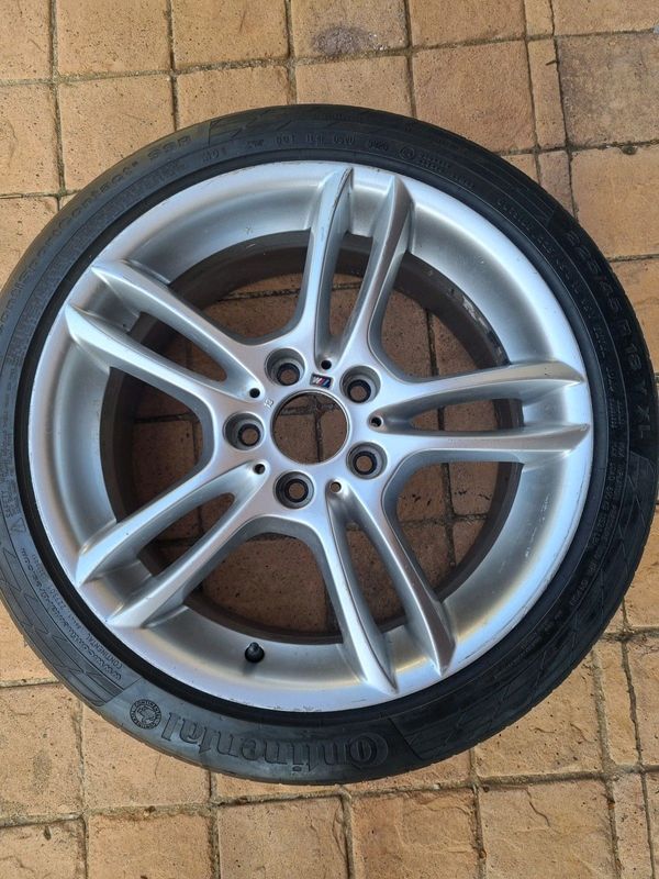 18 inch BMW magwheel rim and tyre for spare