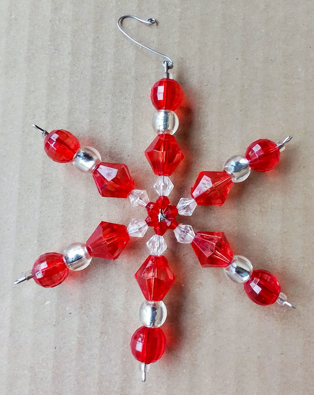 Snowflake Christmas Tree Ornament