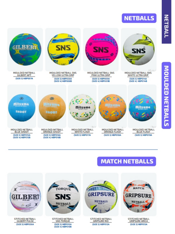 Netball , Soccer , Basketball, Volleyball and all Sports wholesalers