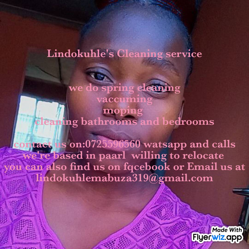Cleaning service - Ad posted by Lindokuhle Mabuza