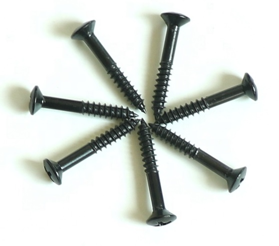 Black Pickup mounting ring screw (Single)