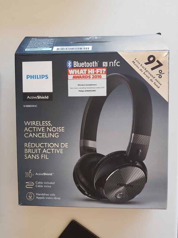 Philips Wireless Noise-Cancelling Headphones (On-Ear)