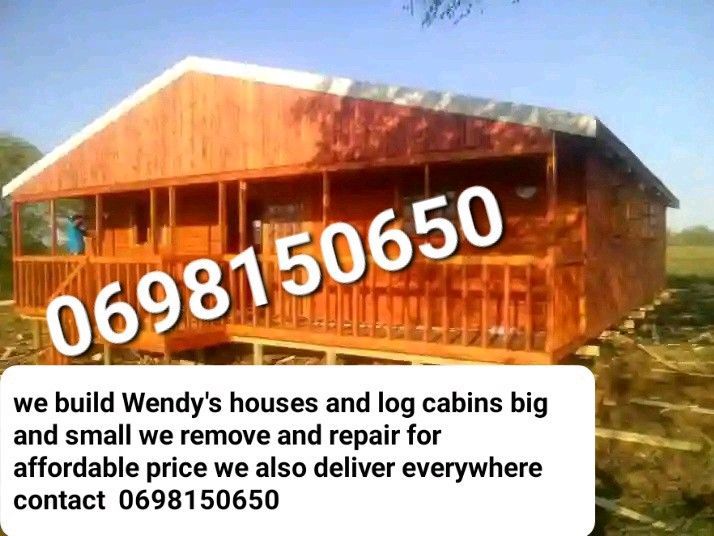 3 x8mt 3 x9mt cabin wood for sale