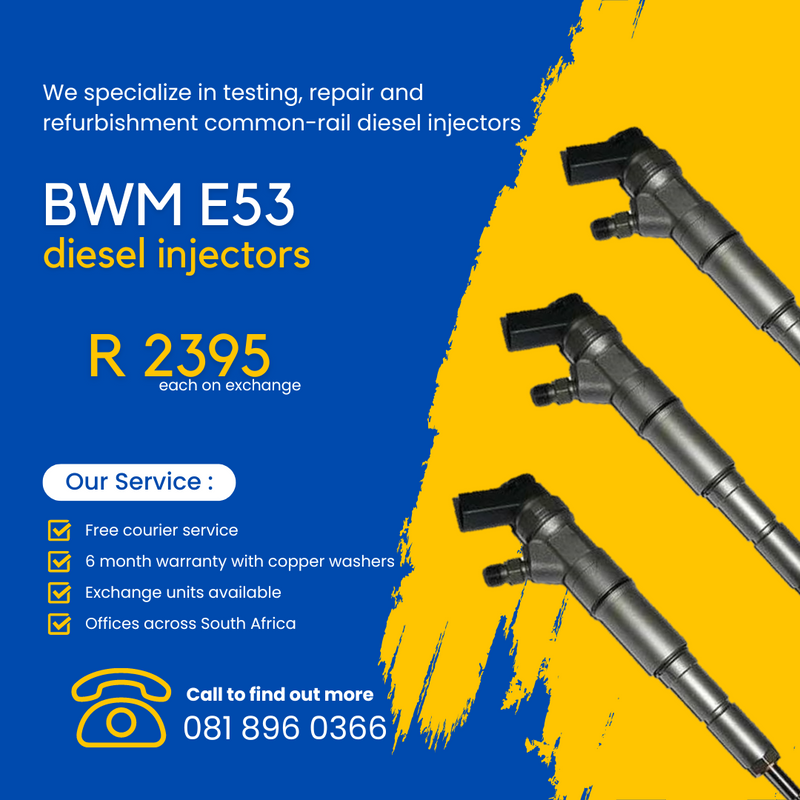 BMW E53 X5 DIESEL INJECTORS FOR SALE ON EXCHANGE