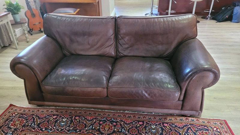 Kudu Leather Couch