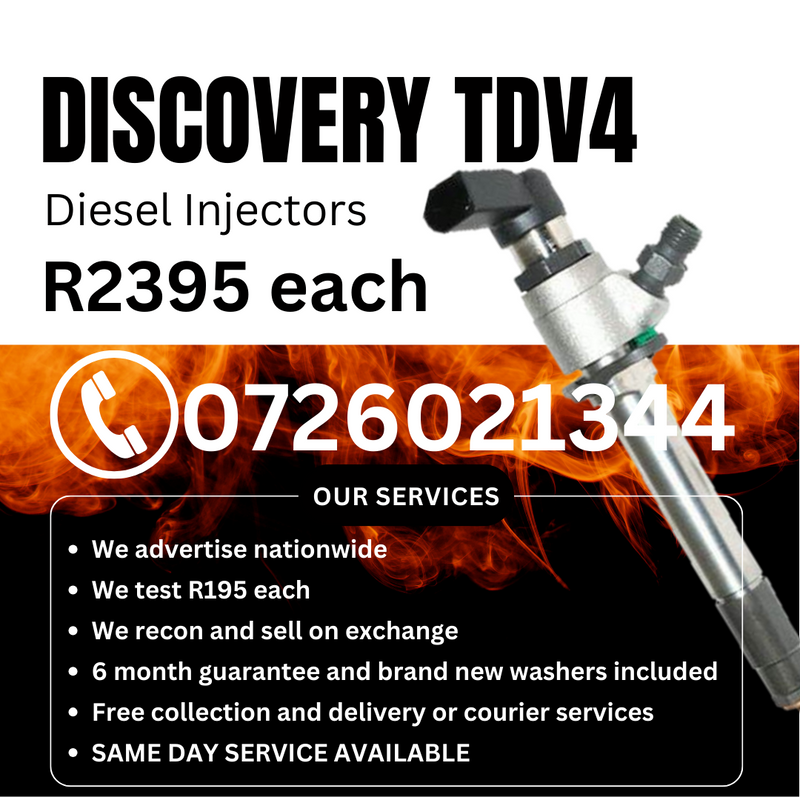 Discovery TDV4 diesel injectors for sale