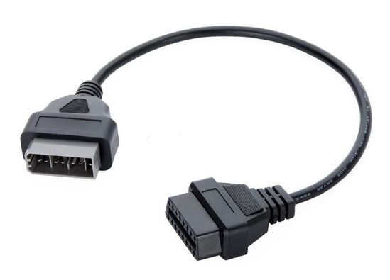 OBD Cable Adapter for Nissan 14 Pin Male to 16 Pin Female OBD2