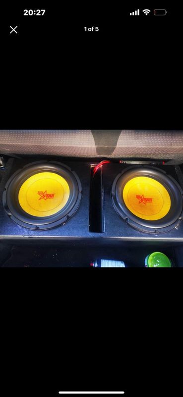 Star Sound Yellowcone 12 subs