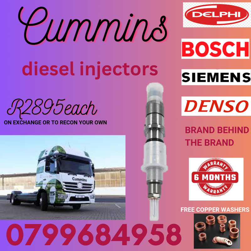 CUMMINS DIESEL INJECTORS/ ON EXCHANGE OR TO RECON YOUR OWN