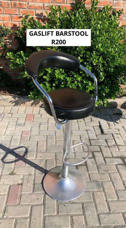 BAR STOOL GAS LIFT HEIGHT ADJUSTABLE FOR SALE