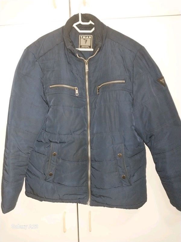 TMan blue jacket