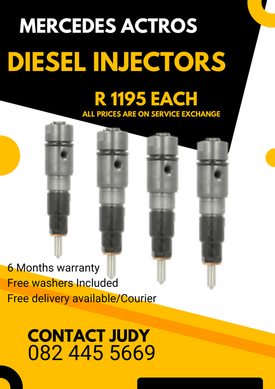 Mercedes Actros Diesel Injectors