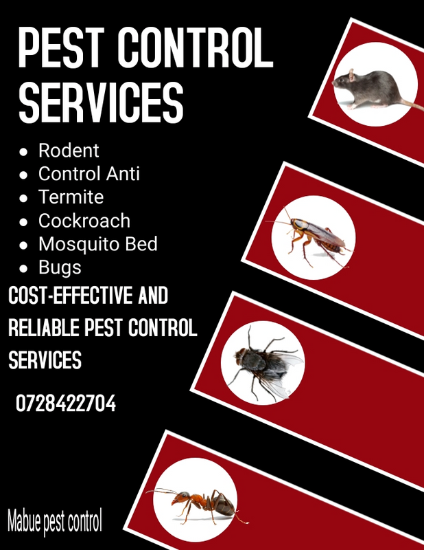 Cockroaches and rodent pest control