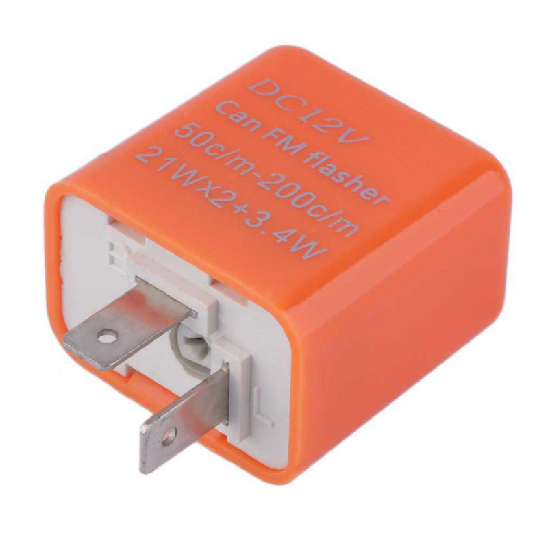 12V 2 Pin Adjustable Frequency LED Flasher Relay