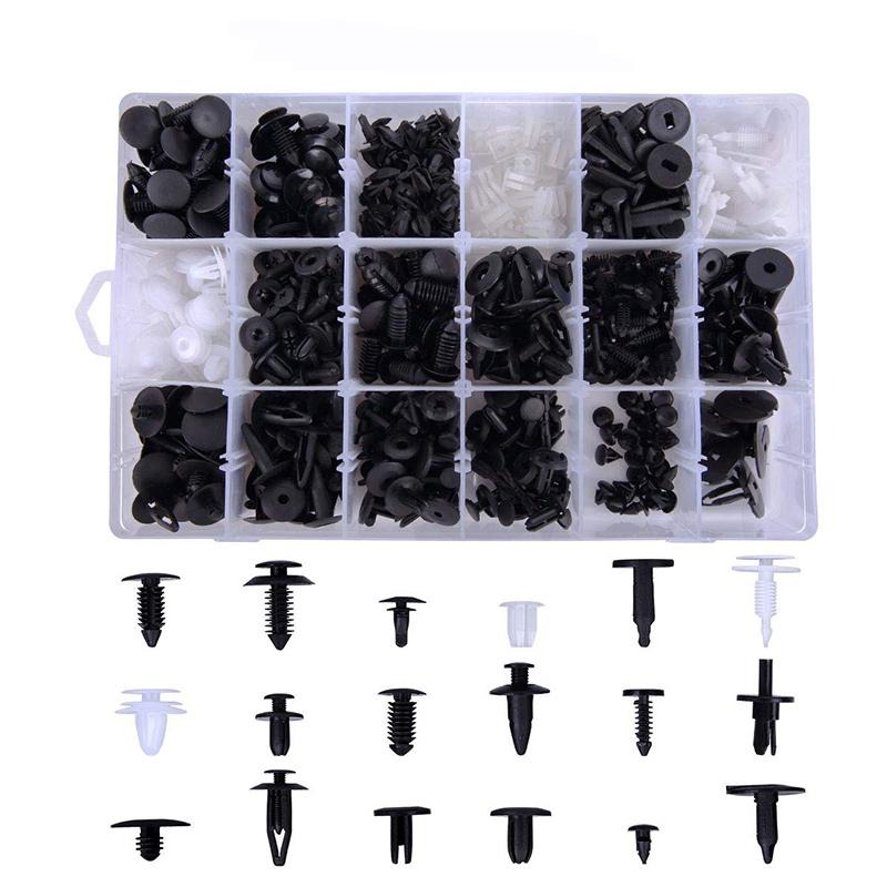 415 Car Retainer Clips &amp; Plastic Fasteners Kit with Fastener Remover Auto Push Pin Rivets Set