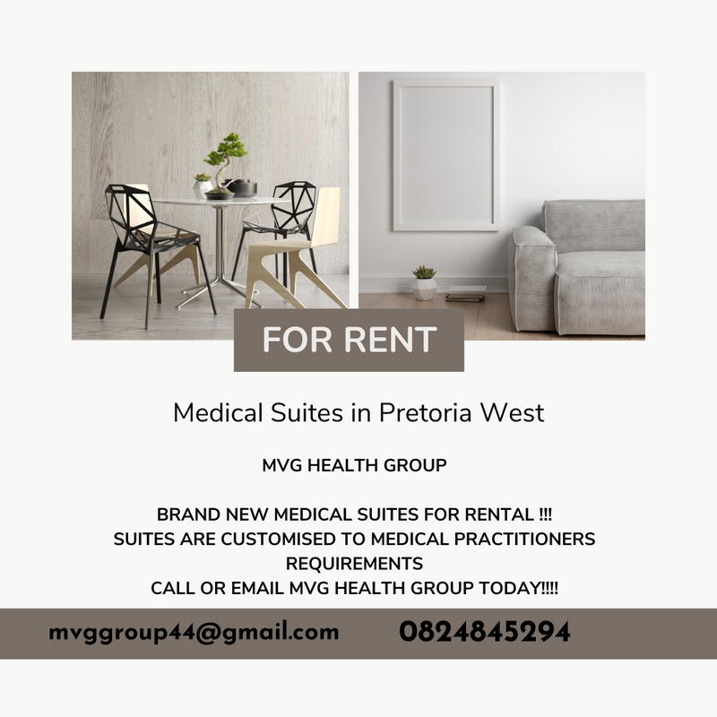 Medical Suites for Rent in Pretoria West