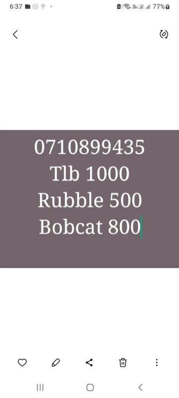 R500.soil fill.bobcats