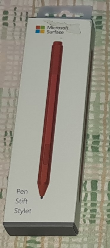 UNUSED-  Microsoft surface pen Model 1776 in Poppy Red