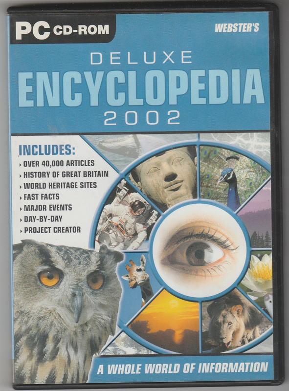 PC-CD ROM - 2002 WEBSTER&#39;S DELUXE ENCYCLOPEDIA
