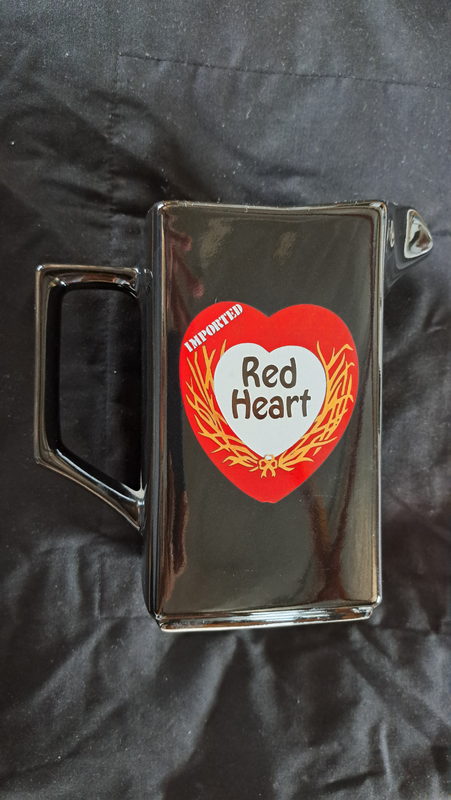 Red Heart Rum jug