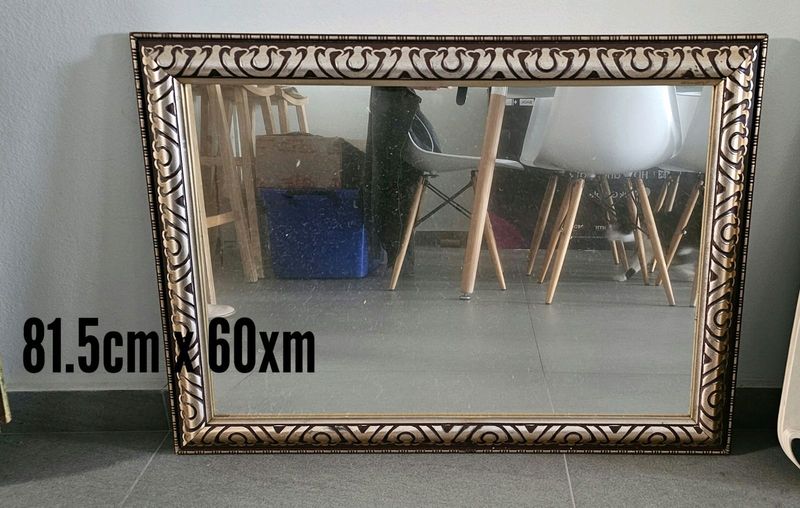 Gold edged mirror for sale