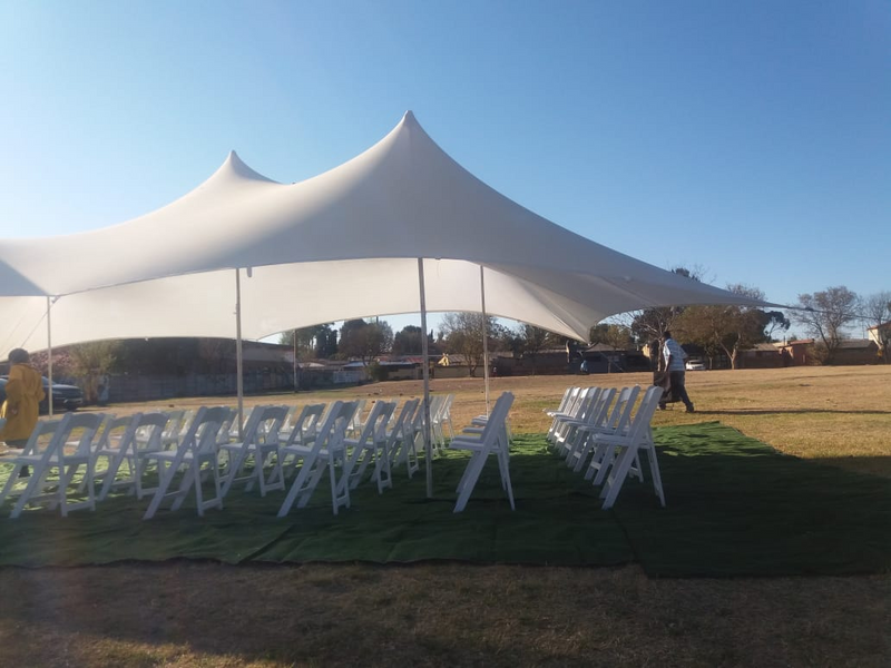 Wimbledon chairs hire and Stretch tents hire.