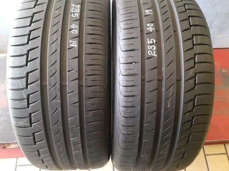 235/40/19 Continental Tyres for Sale. Contact 0739981562