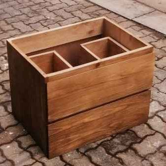 Floating bathroom vanity