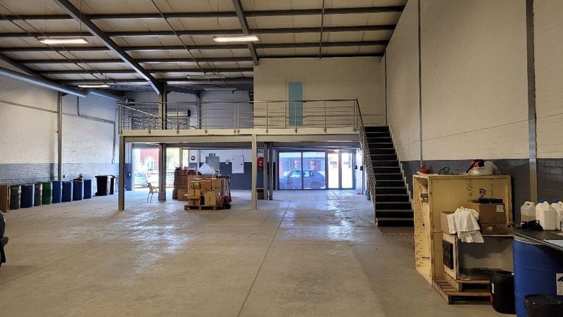 Spacious warehouse with neat offices